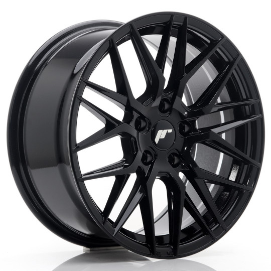 JAPAN RACING JR28 17X8 5X100 ET40 GLOSS BLACK