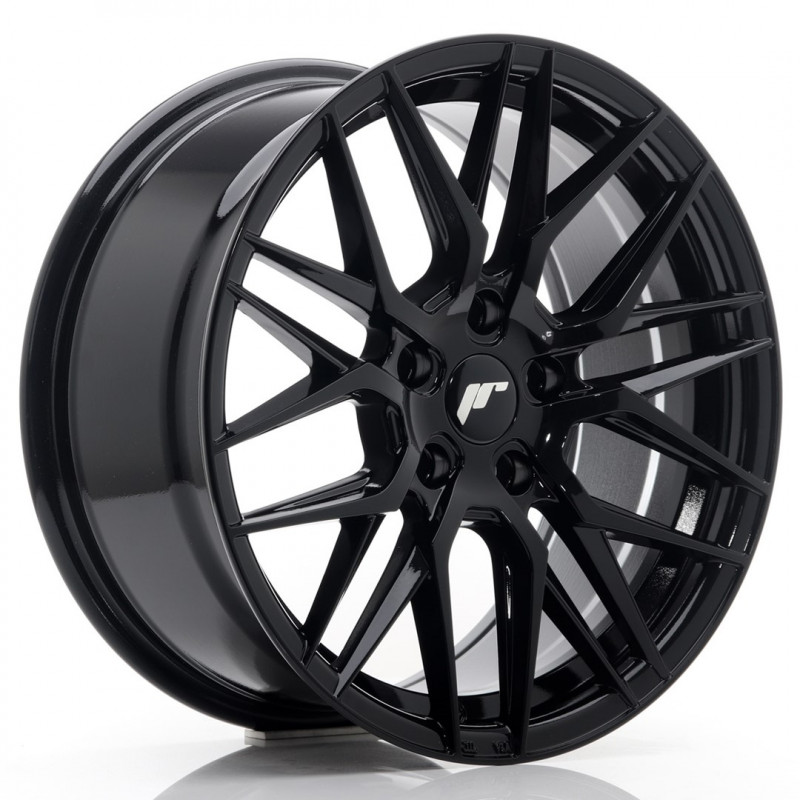 JAPAN RACING JR28 17X8 5X100 ET40 GLOSS BLACK