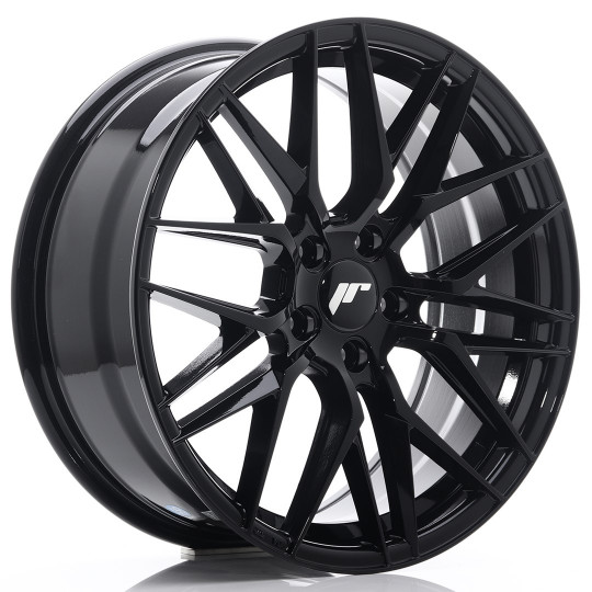 JAPAN RACING JR28 18X7.5 5X112 ET40 GLOSS BLACK