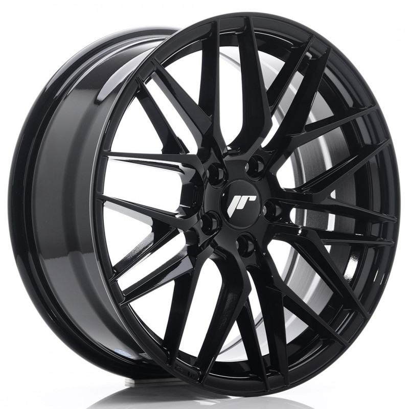 JAPAN RACING JR28 18X7.5 5X112 ET40 GLOSS BLACK