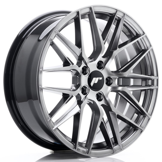 JAPAN RACING JR28 18X7.5 5X114.3 ET40 HYPER BLACK