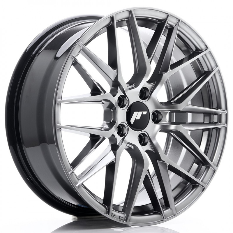 JAPAN RACING JR28 18X7.5 5X114.3 ET40 HYPER BLACK