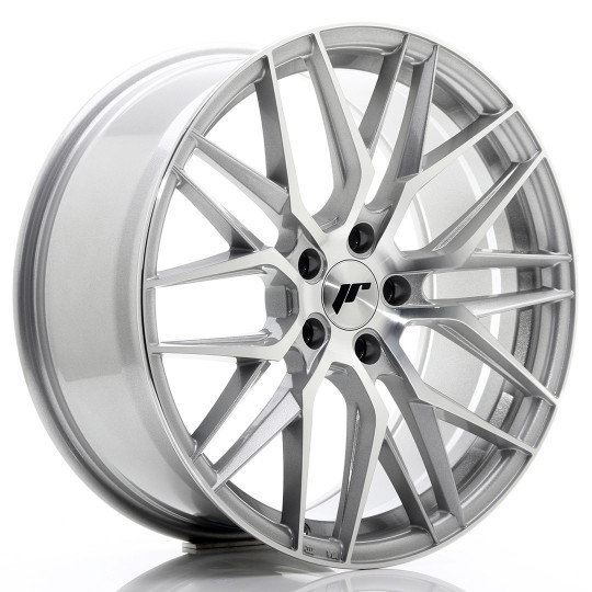 JAPAN RACING JR28 19X8.5 5X112 ET40 SILVER MACHINED FACED