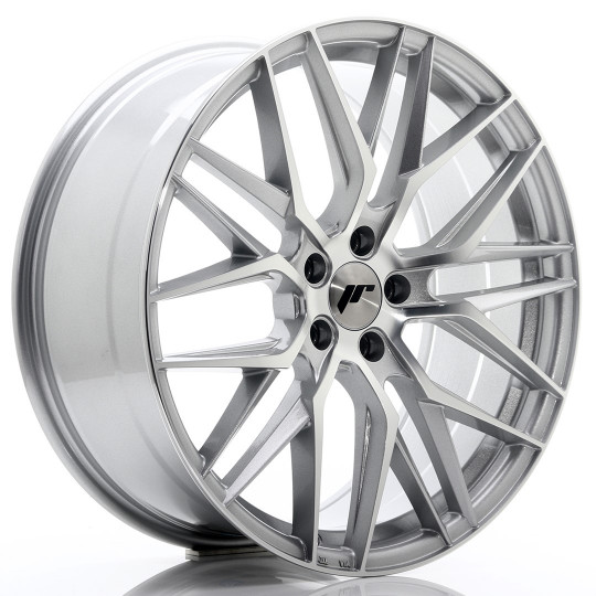 JAPAN RACING JR28 20X8.5 5Χ120 ET35 SILVER MACHINED FACED