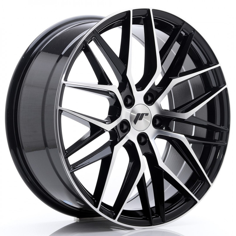 JAPAN RACING JR28 20X8.5 5Χ114,3 ET40 BLACK MACHINED FACED