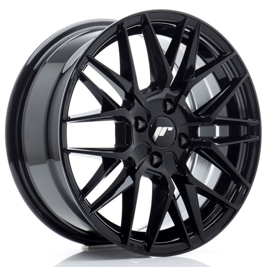 JAPAN RACING JR28 16X7 4X100 ET40 GLOSS BLACK