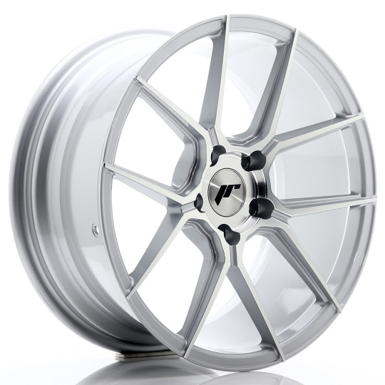 JAPAN RACING JR30 19X8.5 5X114.3 ET45 SILVER MACHINED FACED