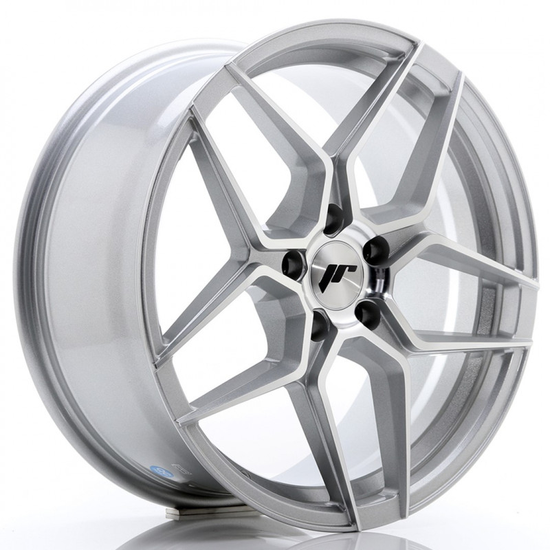 JAPAN RACING JR34 18X8 BLANK ET42 SILVER MACHINED FACED
