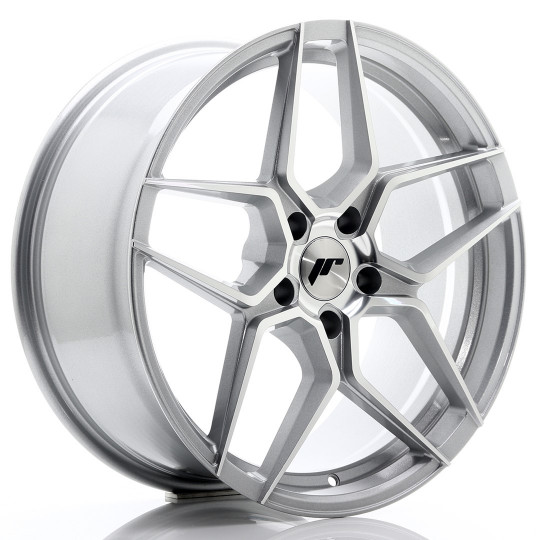 JAPAN RACING JR34 19X8.5 5X120 ET35 SILVER MACHINED FACED