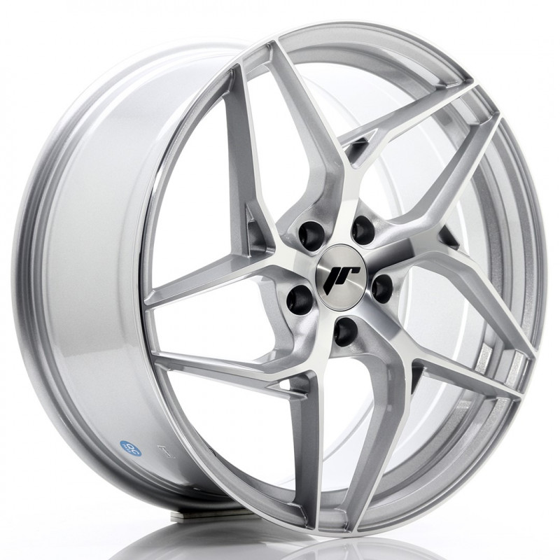 JAPAN RACING JR35 19X8.5 5X112 ET45 SILVER MACHINED FACED