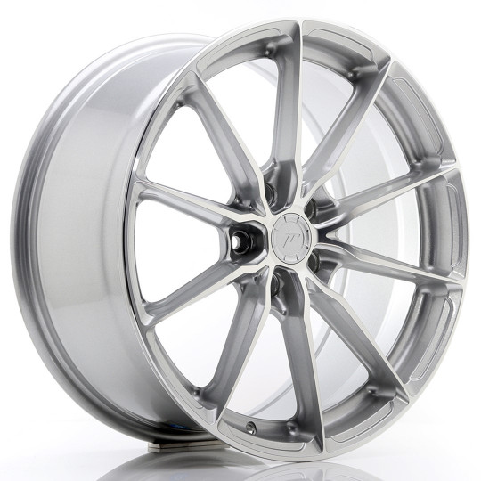 JAPAN RACING JR37 19X8.5 5X112 ET45 SILVER MACHINED FACED
