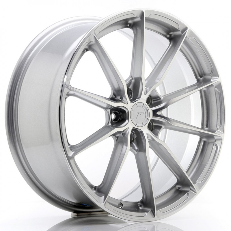 JAPAN RACING JR37 19X8.5 BLANK ET45 SILVER MACHINED FACED