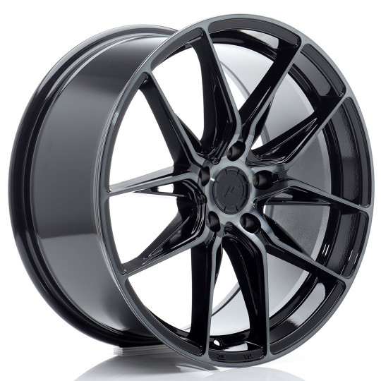JAPAN RACING JR44 18X8.0 5Χ112 ET42 BLACK MACHINED TINTED FACED