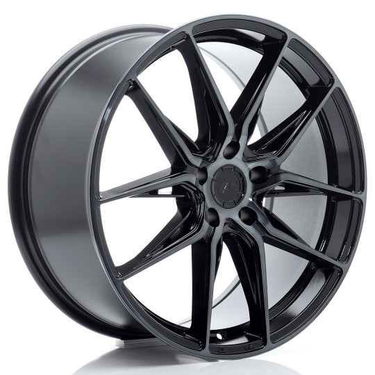 JAPAN RACING JR44 19X8.5 5Χ112 ET45 BLACK MACHINED TINTED FACED