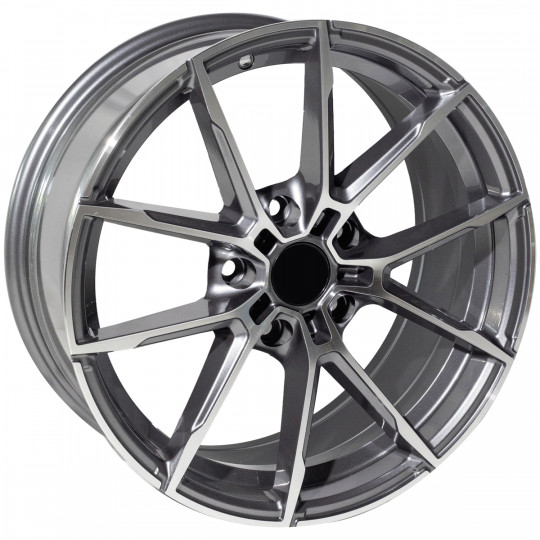 REPLICA BMW STYLE 7134 17X7.5 5X120 ET35 GUNMETAL MACHINED FACED