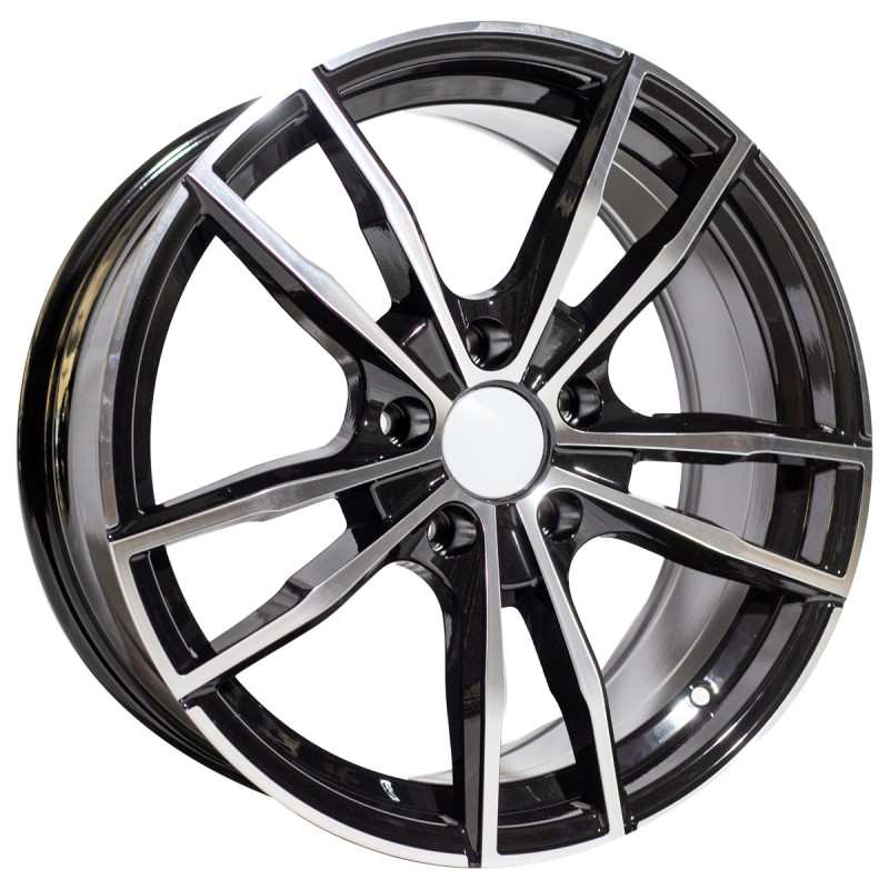 REPLICA BMW STYLE 612 18X8.0 5X120 ET35 BLACK MACHINED FACED