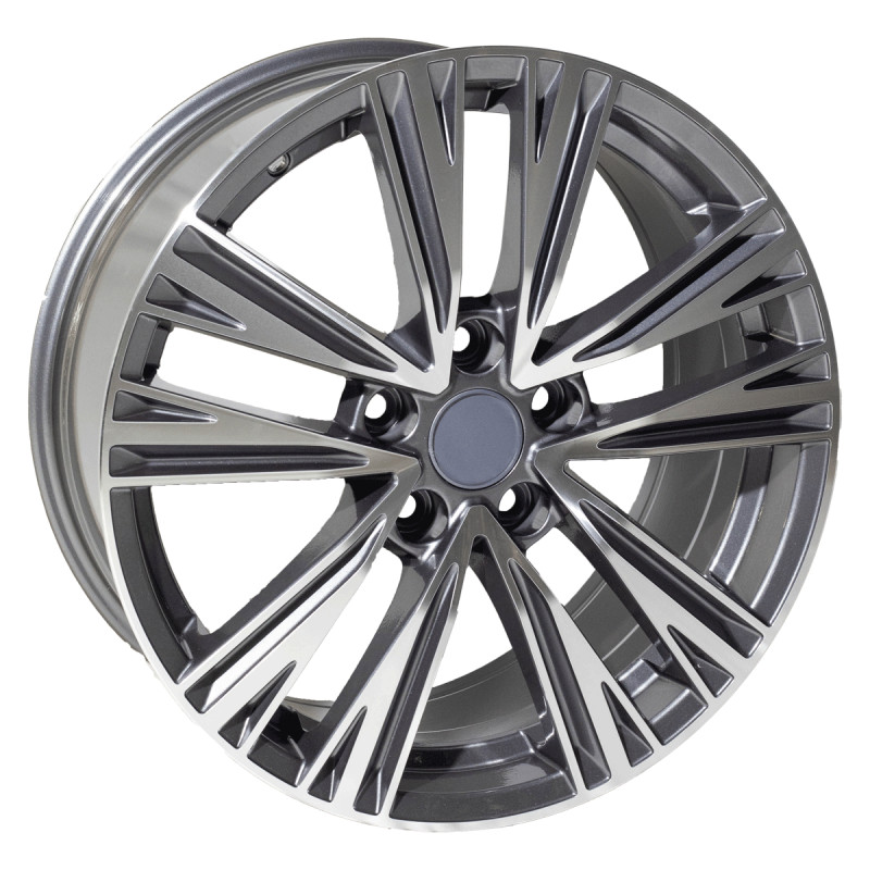 REPLICA AUDI STYLE 103 16X7.0 5X100 ET35 GUNMETAL MACHINED FACED