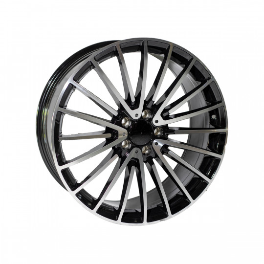 REPLICA MERCEDES STYLE 2054 19X8.0 5X112 ET45 BLACK MACHINED FACED