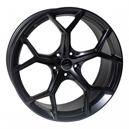 REPLICA AUDI STYLE 132 21X9.5 5X112 ET35 SATIN BLACK