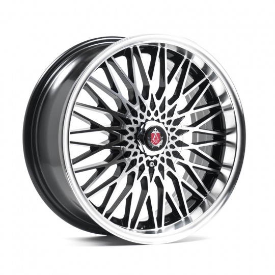 AXE EX3 17X7.5 4X100 ET35 BLACK MACHINED FACED