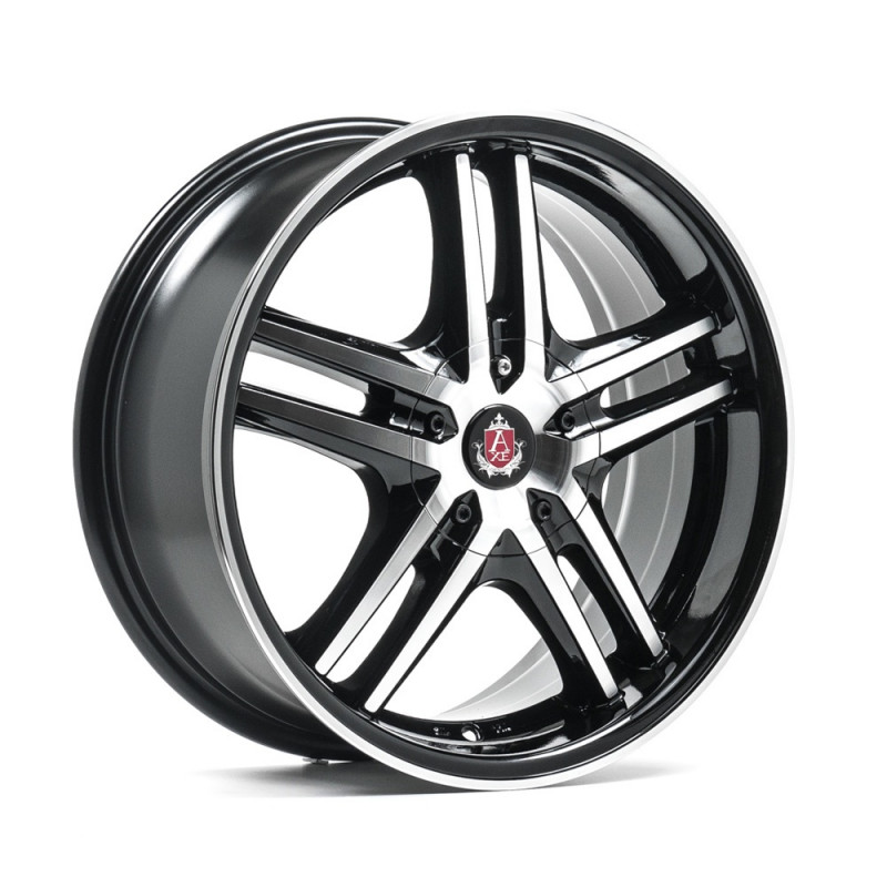 AXE EX5 17X7.5 5X118 ET35 BLACK MACHINED FACED