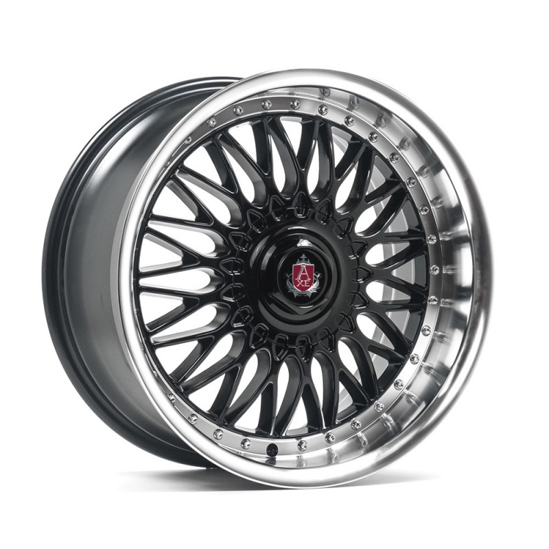 AXE EX10 18X8 5X115 ET40 BLACK MACHINED LIP