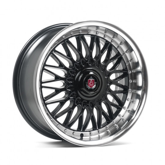 AXE EX10 18X8 5X118 ET40 BLACK MACHINED LIP