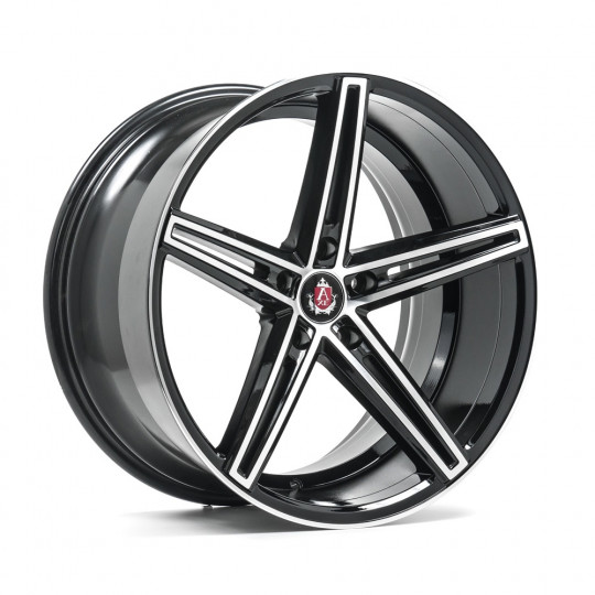 AXE EX14 18X8 5X114.3 ET42 BLACK MACHINED FACED