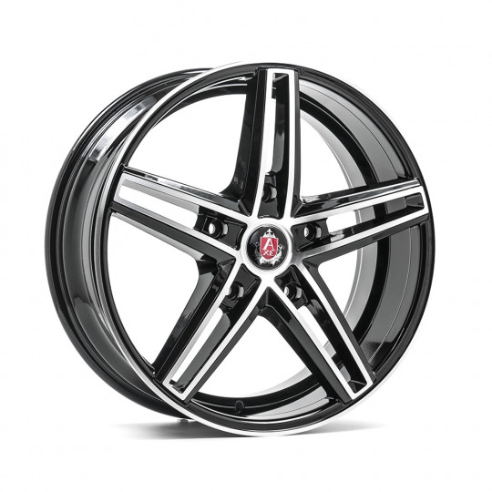 AXE EX14 TRANSIT 18X8 5X160 ET50 BLACK MACHINED FACED