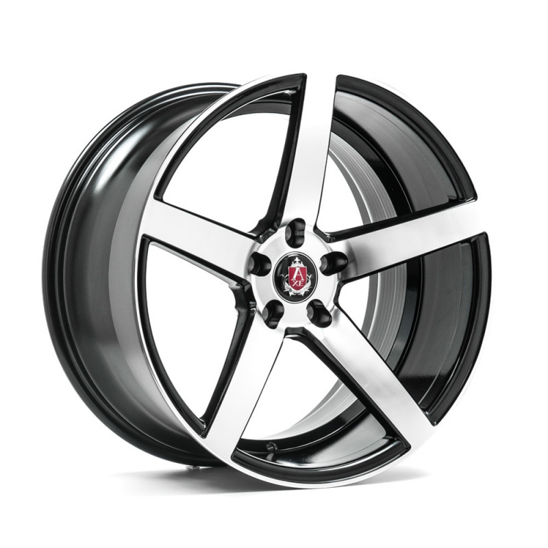 AXE EX18 20X9 5X130 ET38 BLACK MACHINED FACED