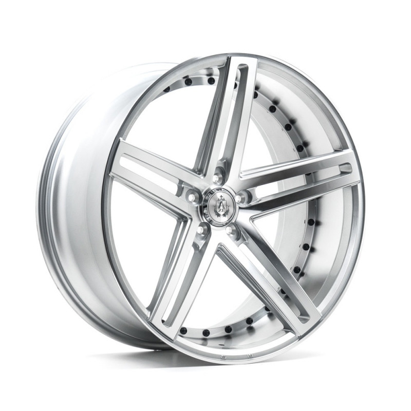 AXE EX20 20X8.5 5X112 ET40 SILVER MACHINED FACED