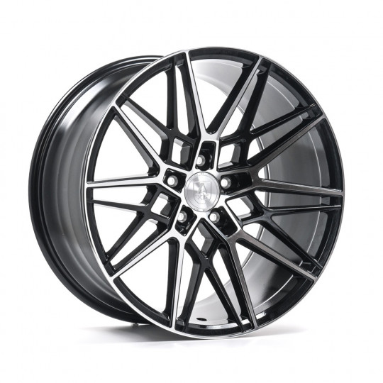 AXE CF1 20X9 5X127 ET38 BLACK MACHINED FACED