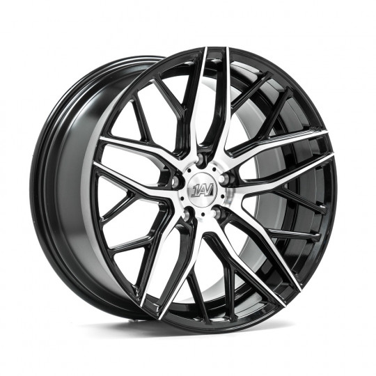 1AV ZX11 20X8.5 5X120 ET40 BLACK MACHINED FACED