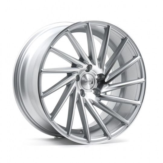 1AV ZX1 19X8.5 5X118 ET40 SILVER MACHINED FACED