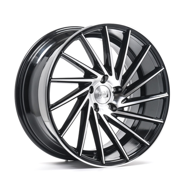 1AV ZX1 18X8 5X110 ET42 BLACK MACHINED FACED
