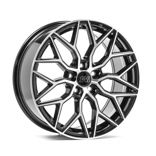 1AV ZX12 18X8.0 BLANK ET40 BLACK MACHINED FACED