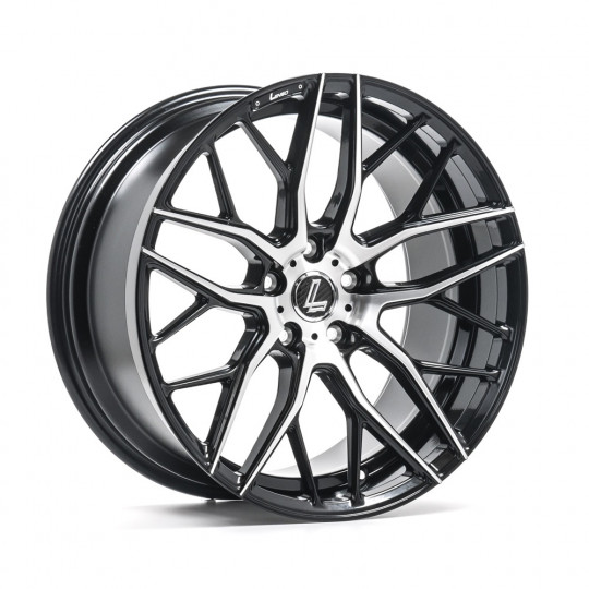 LENSO CQA 19X8.5 5X120 ET42 BLACK MACHINED FACED