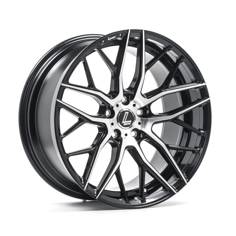 LENSO CQA 19X8.5 5X120 ET42 BLACK MACHINED FACED