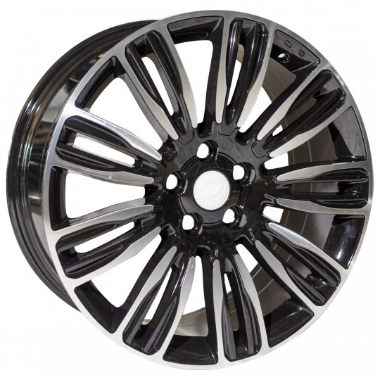 REPLICA LAND ROVER STYLE 9034 20X9.0 5X120 ET48 BLACK MACHINED FACED