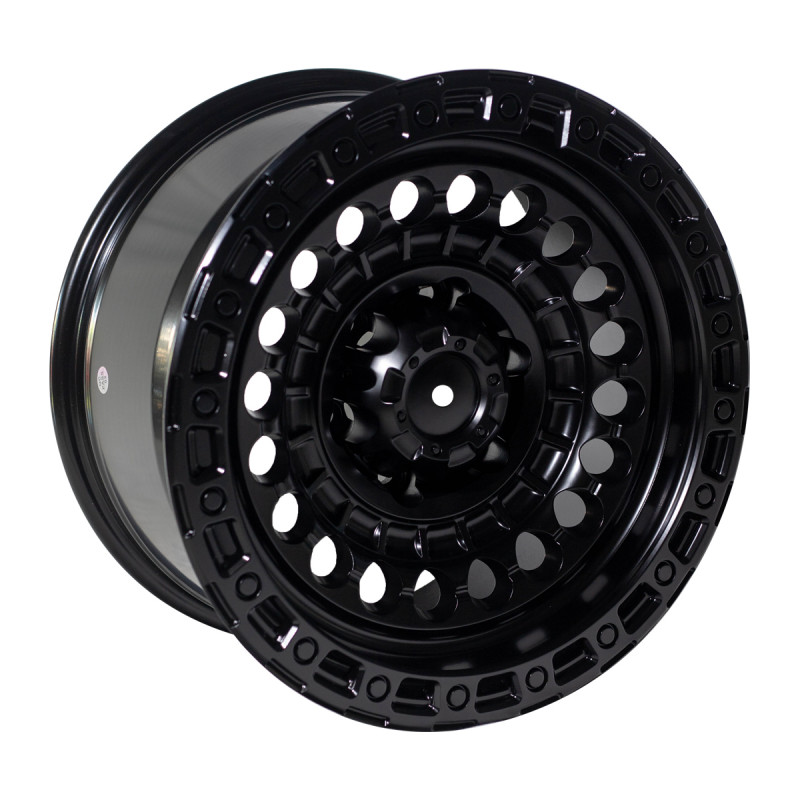 REPLICA BLACK RHINO STYLE 403 4X4 WHEELS 16X8.5 6X139.7 ET0 BLACK MACHINED FACED