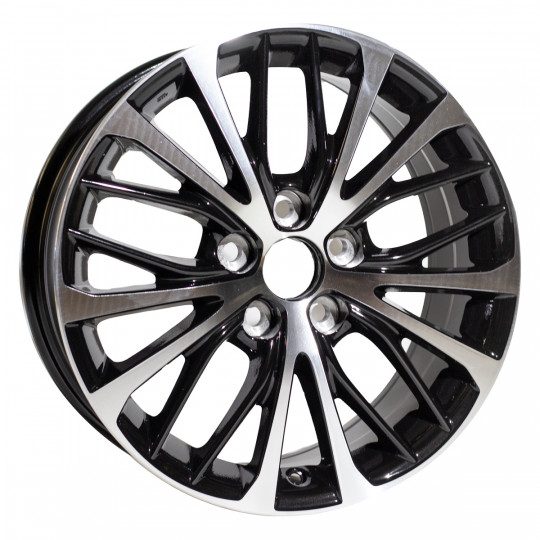 REPLICA TOYOTA STYLE 5343 18X8.0 5X114.3 ET50 BLACK MACHINED FACED