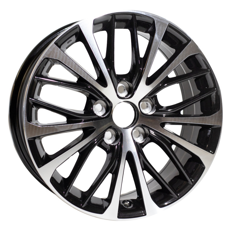 REPLICA TOYOTA STYLE 5343 18X8.0 5X114.3 ET50 BLACK MACHINED FACED
