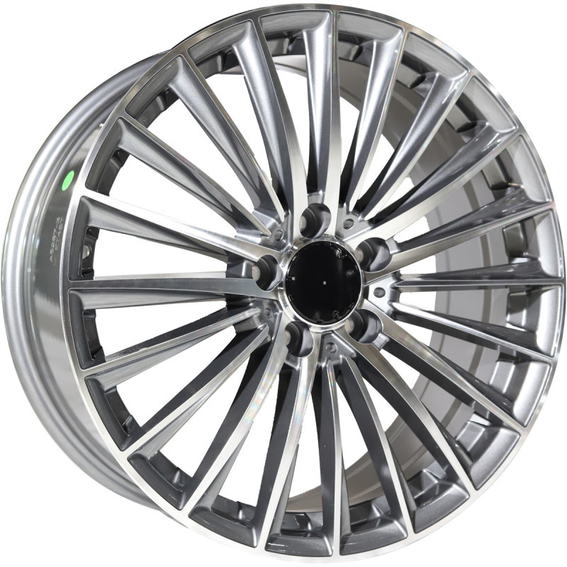 REPLICA MERCEDES STYLE 7591 18X8 5X112 ET45 GUNMETAL MACHINED FACED
