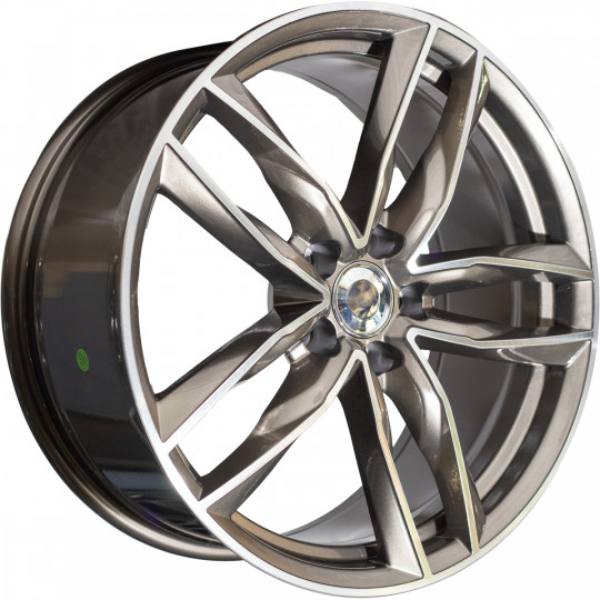 REPLICA AUDI STYLE 1196 19X8.5 5X112 ET34 GUNMETAL MACHINED FACED