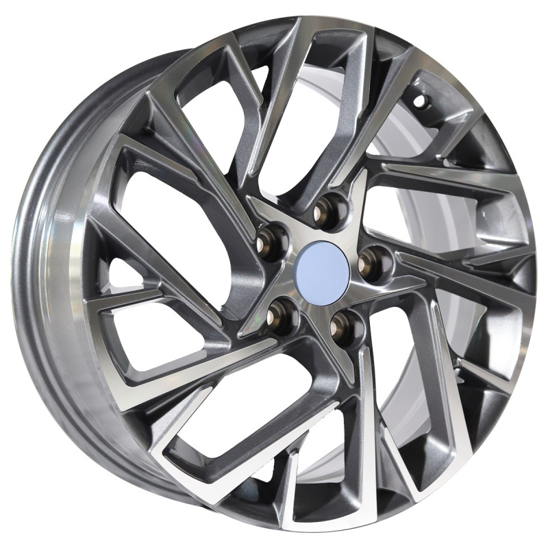 REPLICA HYUNDAI STYLE 3318 17X7.0 5X114.3 ET51 GUNMETAL MACHINED FACED