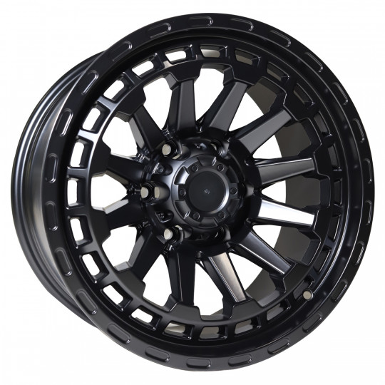 REPLICA BLACK RHINO STYLE 194 4X4 WHEELS 17X9.0 6X139.7 ET0 MATTE BLACK