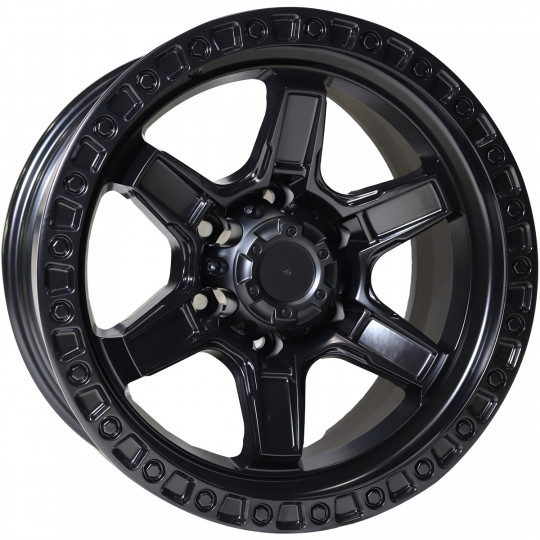 REPLICA BLACK RHINO STYLE 169 4X4 WHEELS 17X9.0 6X139.7 ET0 MATTE BLACK