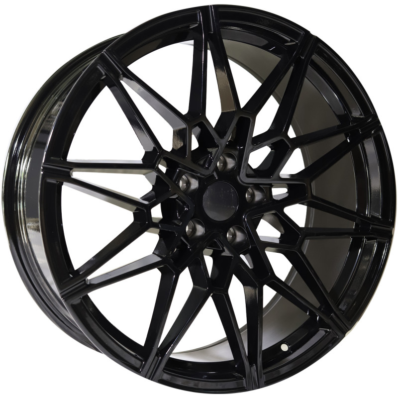 REPLICA BMW STYLE 805 20X8.5-9.5 5X112 ET26/37 GLOSS BLACK