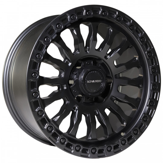 KIPARDO 2802 18X9.0 6X139.7 ET0 MATTE BLACK