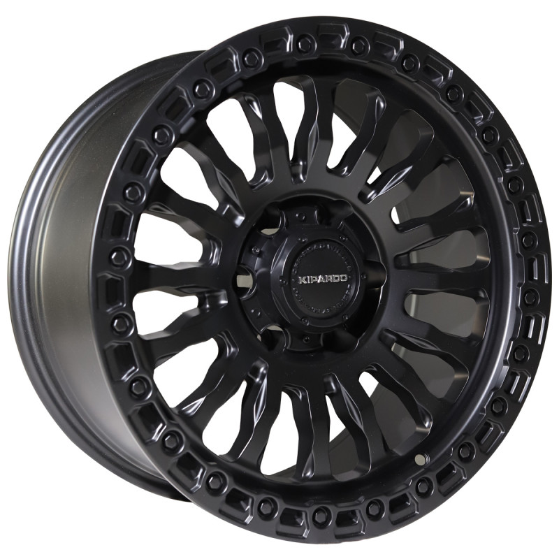 KIPARDO 2802 18X9.0 6X139.7 ET0 MATTE BLACK